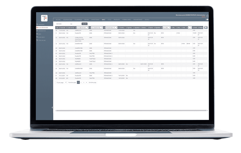 traceability software for construction site waste