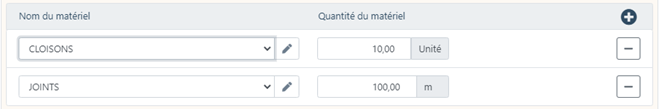 onglet materiel onglet materiel