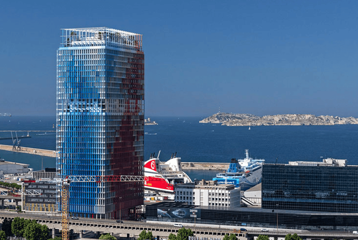 Tower "La marseillaise" project - logistics with Ks Services